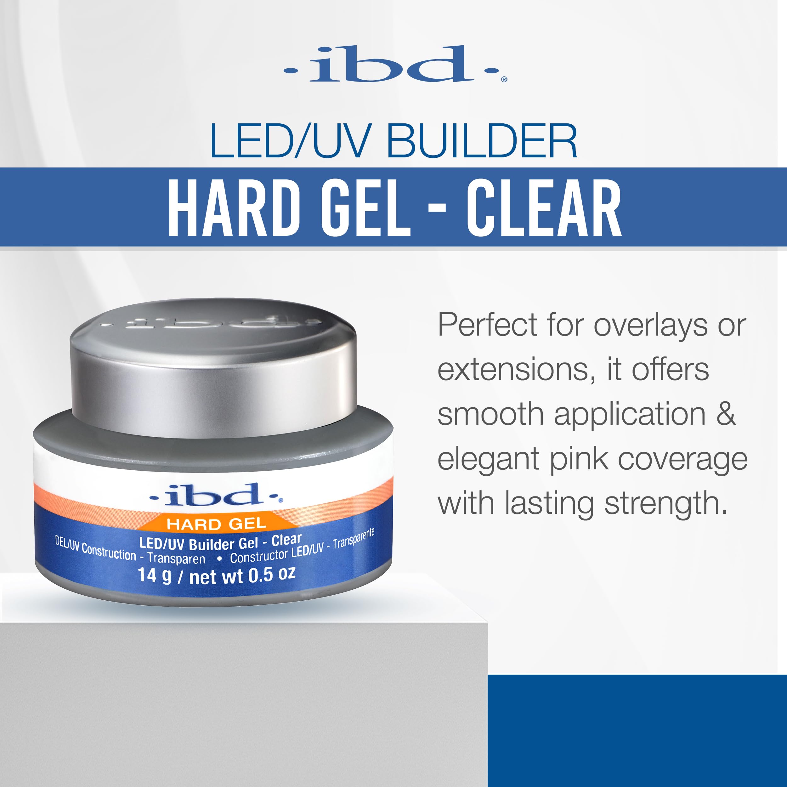 IBD Led Builder Gel, Clear, 0.5 Ounce : Amazon.ca: Beauty